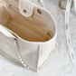 ChanelSmall Shopping Bag Silver Hardware Cream For Women, Women’s Handbags, Shoulder Bags 15.2in/39cm AS3257