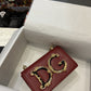 DG Nappa DG Girls Shoulder Bag Burgundy For Women 8.3in/21cm DG 