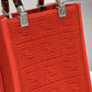 FI Mini Sunshine Shopper Red For Women, Women’s Handbags, Shoulder And CrossBody Bags 7.1in/18cm FF 8BS051