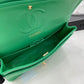 CHL Chevron Mini Rectangular Classic Flap Green Bag For Women 20.5cm/8in