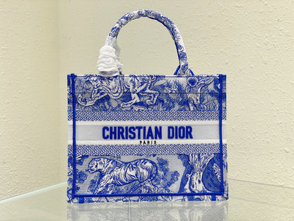 DI Small Book Tote Blue, For Women, Women’s Handbags 26.5cm/10.5in CD M1265ZRVJ_M808