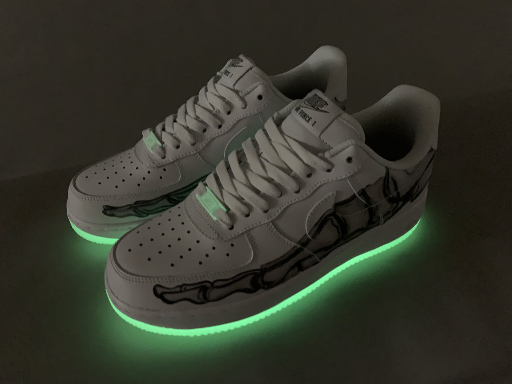 BL - AF1 Skeleton Halloween White