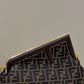 FI First Small Brown Canvas For Women, Women’s HandBags, Shoulder And Crossbody Bags 10.2in/26cm FF 8BP129