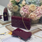 DI Lady Pouch Maroon, For Women, Women’s Handbags 8.5in/21.5cm CD