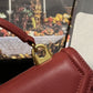 DG Small Devotion Bag In Plain Burgundy For Women 7.5in/19cm DG