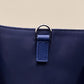 FI Sunshine Medium Navy Blue FF fabric shopper Bag For Woman 31cm/12in