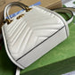 gg Marmont Matelasse Mini Bag White For Women, Women’s Bags 7.5in/19cm gg ‎696123 DTDHT 9022