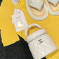 ChanelSmall Vanity Case 16cm White For Women AS3210