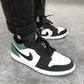 BL - AJ1 black and green toes