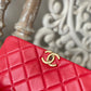 ChanelLarge Flap Red Bag For Women 23cm/9in