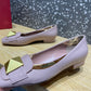 Valentino Garavani One Stud Patent Ballet Flats Light Pink For Women