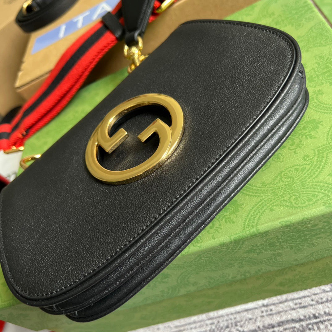gg Blondie Mini Bag Black For Women, Women’s Bags 8.7in/22cm gg‎ ‎698643 UXXAG 1064