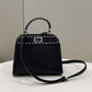 FI Peekaboo Small Black Bag For Woman 23cm/9in