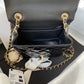 ChanelMini Flap Bag Light Black For Women, Women’s Bags 6.7in/17cm AS3648 B09577 94305