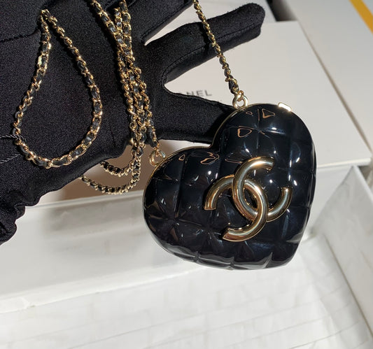 ChanelLong Necklace Bag Black For Women, Women’s Bags 3in/7.6cm