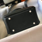 HM Lindy Mini Clemence Bag Black For Women, Women’s Handbags, Shoulder And Crossbody Bags 7.5in/19cm