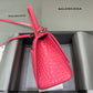 Balen Hourglass Small Handbag In Pink, For Women,  Bags 9in/23cm 5935462107U5812