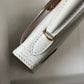 HM Kelly White For Women Gold Toned Hardware 7.8in/20cm