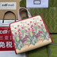 gg Children’s Tote Bag With Strawberry Fairy Print Red For Women, Women’s Bags 11in/28cm gg‎ ‎630542 U6IAN 8257