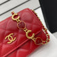 CHL Classic Distressed Red For Women, Women’s Bags 4.7in/12cm