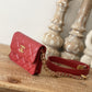 Chanel Clutch With Chain Red For Women, Women’s Bags 4.8in/12.3cm