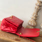 CHL Classic Diamond Flap Bag Red For Women, Women’s Bags 9.1in/23cm
