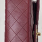 ChanelSmall Classic Handbag Dark Red For Women, Women’s Bags 9.1in/23cm