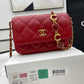 CHL Classic Distressed Red For Women, Women’s Bags 4.7in/12cm