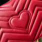 gg Marmont Mini Top Handle Bag Red For Women, Women’s Bags 8.3in/21cm gg ‎