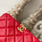 CHL Classic Diamond Flap Bag Red For Women, Women’s Bags 9.1in/23cm