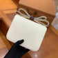 HM Constance 23 Epsom White For Women, Handbags, Shoulder Bag 9in/23cm