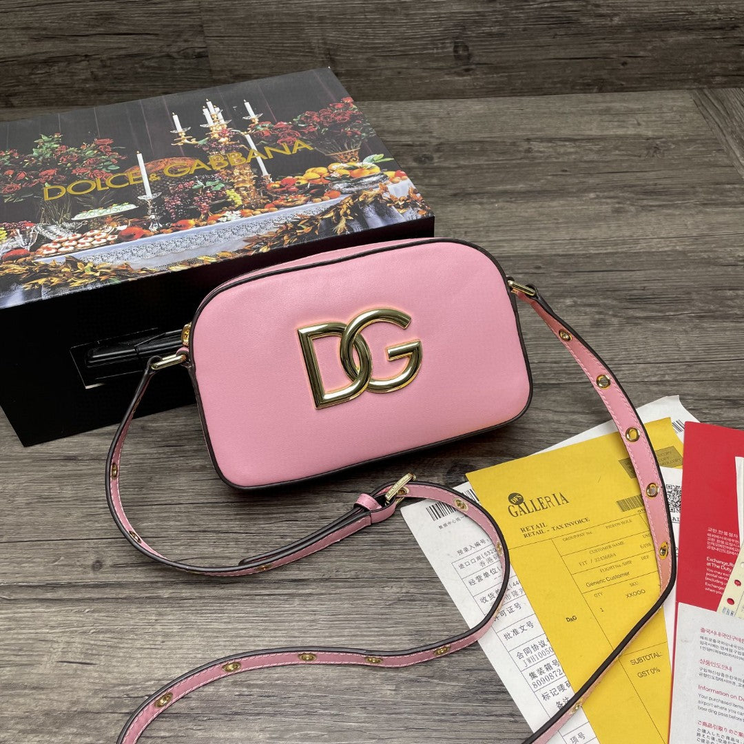 DG Crossbody 3.5 Bag Pink For Women 7.5in/19cm DG BB7095AW57680469