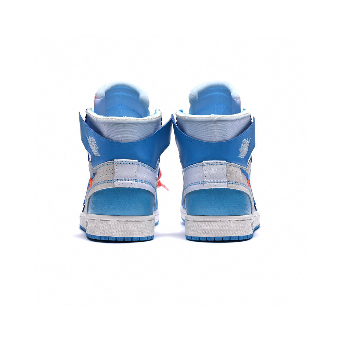 BL - OW x AJ1 High North Carolina Blue