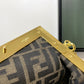 FI First Small Black with python Bag For Woman 26cm/10in 8BP129AGWRF1G5K