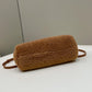 FI First Small Brown Mink Bag For Woman 26cm/10in
