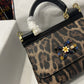DG Sicily Bag In Leopard-Print Pony Hair Multicolour For Women 7.9in/20cm DG