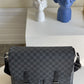 LV Christopher Messenger Bag Damier Graphite Canvas For Men, Bags, Shoulder And Crossbody Bags 13in/33cm LV N41500
