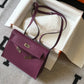HM Kelly Purple For Women Silver Toned Hardware 8.7in/22cm
