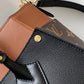 LV On My Side MM Tote Bag Monogram Canvas Black For Women,  Shoulder Bags 12in/31cm LV M53823