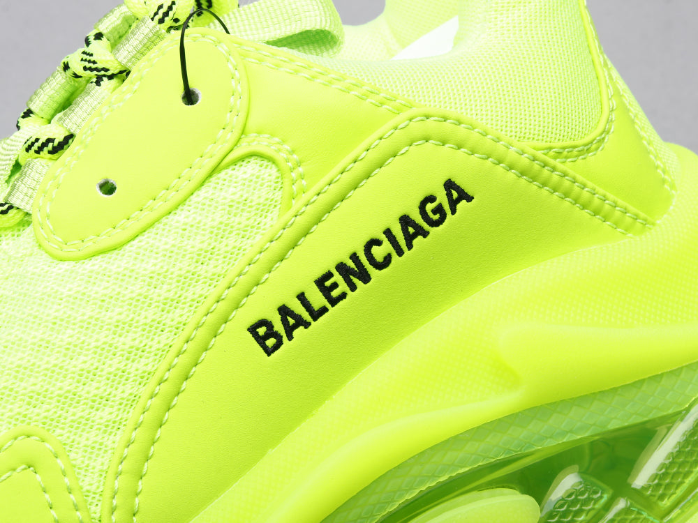 BL - Bla Air Cushion  Fluorescent Green Sneaker