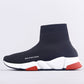 BL - Bla Socks And Shoes Black And White Red Sneaker