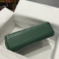 DG Large Devotion Shoulder Bag In Quilted Nappa Green For Women 11.4in/29cm DG