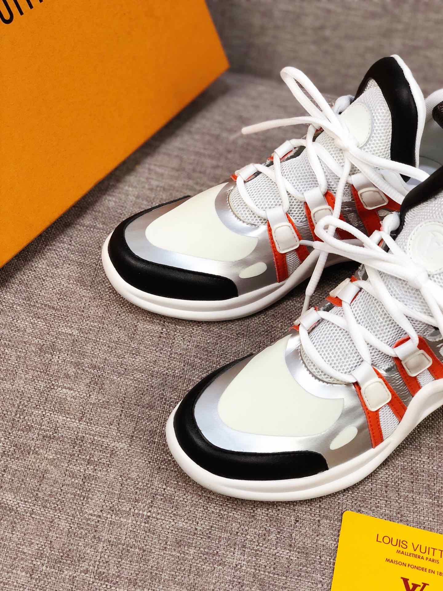 BL - LUV Archlight White Black Orange Sneaker