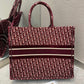 DI Large Book Tote Red For Women 16.5in/42cm CD M1286ZRIW
