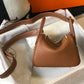 HM Lindy Mini Clemence Bag Brown For Women, Women’s Handbags, Shoulder And Crossbody Bags 7.5in/19cm