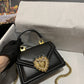 DG Small Devotion Bag In Plain Black For Women 7.5in/19cm DG BB6711AV89380999
