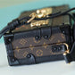 LV Petite Malle East-West Monogram Canvas By Nicolas Ghesquiere For Women,  Shoulder And Crossbody Bags 27cm/10.6in LV M46120