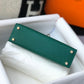 HM Kelly 19 Green With Gold Toned Hardware Bag For Women, Handbags, Shoulder Bags 7.5in/19cm