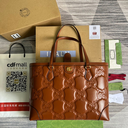 gg Medium Tote Red For Women, Women’s Bags 15in/38cm gg ‎‎631685 UM8IG 2546