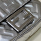 FI Baguette Silver For Women, Women’s Handbags, Shoulder And Crossbody Bags 7.5in/19cm FF 8BS017